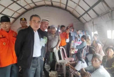 Wabup Ogan Ilir Datangi Korban Kebakaran di Desa Ibul Besar Berikan Bantuan 