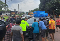 Waduh, Melebar Ke Kanan Pemudik Ini Terlibat Kecelakaan Beruntun, Jalintim Sempat Macet 