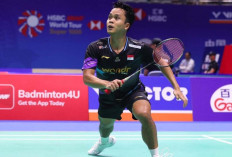 Anthony Ginting Kandas di Babak Awal Arctic Open 2024 Usai Duel Sengit dengan Lu Guang Zhu