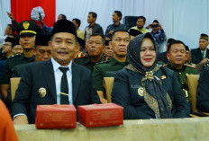 Hadiri Puncak HUT Lahat ke-156, Wabup Muba Rohman  dan Ketua DPRD MUBA Sampaikan Ucapan Selamat