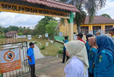 Banjir Sungai Lematang, Dua SD di Prabumulih Terapkan Belajar Daring