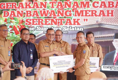 Pemprov Sumsel Launching Gerakan Tanam Cabai dan Bawang Merah Serentak