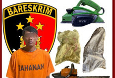 Curi Chainsaw & Mesin Serut, Warga Ulak Teberau Ditangkap Saat Tidur di Pondok
