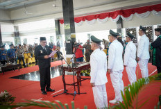 Bupati H M Toha Lantik Kades Antar Waktu dan Penjabat Kades Dalam Kabupaten Muba
