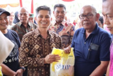 Sinergi Muba Kendalikan Inflasi, 1.200 Paket Sembako Murah Bantu Warga Lawang Wetan
