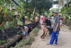 Terus Budayakan Gotong Royong, Bersihkan Saluran Air 