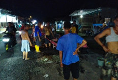 Warga Ngulak 1 Gotong Royong Perbaiki Jalinteng yang Rusak