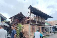  Rumah Panggung di Kayuagung Roboh, Dihuni 7 Orang, Berharap Bantuan Pemerintah
