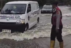 Jalan Lintas Musi Rawas–PALI Tergenang, Pengendara Diminta Waspada