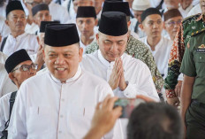 Calon Jamaah Haji Muba Terbang Perdana ke Madinah dari Bandara SMB II Palembang 