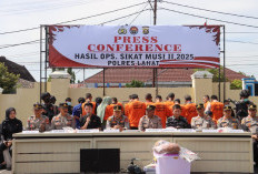 Operasi Sikat II Musi, Polres Lahat Tangkap 145 Pelaku Berbagai Kasus