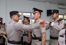 Tiga Pejabat Utama di Polres OKI Jalani Sertijab 