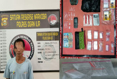 Edarkan Sabu di Muara Kuang, Petani 43 Tahun Ditangkap Sat Res Narkoba Polres Ogan Ilir