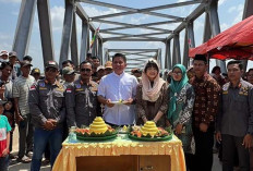 Jembatan Penghubung OKI – Banyuasin Akhirnya Rampung Dikerjakan 