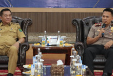Perkuat Sinergitas, Kapolres Muba AKBP Ruri Prastowo Silaturahmi ke Bupati Muba