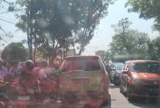 Jam Sibuk, Akses Jalan Merdeka Muba Alami Kemacetan Parah, Pengendara Butuh Solusi 