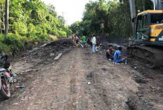 Perbaikan Jalan Cengal-Sungai Jeruji Kabupaten OKI Dikebut, Menjadi Atensi Pj Bupati 