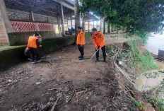 Waspada! Tanah di Desa Tanjung Raya Sanga Desa ‘Begerak’, Puluhan Rumah Nyaris Nyemplung ke Sungai 