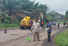Wabup Musi Rawas dan Polres Pantau Perbaikan Jalan Muara Beliti–Muara Lakitan