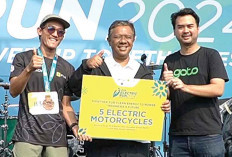 Ajang PLN Electric Run 2024, Lima Pengemudi Ojol Prasejahtera Peroleh Motor Listrik