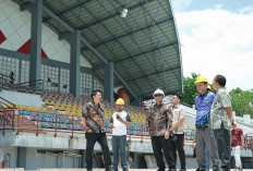 Pembangunan Sandwich Track di Stadion Serasan Sekate Dikebut, Persiapan Tuan Rumah Porprov 