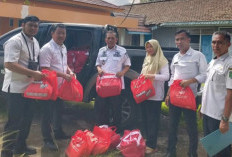 Dinsos Muba Salurkan Buffer Stok Bencana Bantuan Bupati HM Toha untuk Kecamatan Lalan