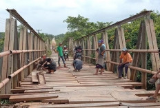 Kondisi Memprihatinkan Jembatan Tanah Kering di Banyuasin, Pemkab Siapkan Rencana Revitalisasi