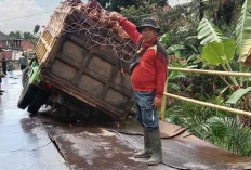 Jembatan Rusak Akibat Truk Kelapa Sawit, Masyarakat Desa Bumi Agung Khawatir