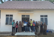 Desa Cinta Damai Dapat Bantuan Pembangunan Gedung Posyandu, Bantuan PPM Perusahaan