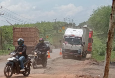 Akses Jalan Lintas Timur Palembang-Betung Mulai Terurai Setelah Truk Trailer Dievakuasi