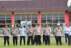 Jelang Pengamanan Pilkada 2024, Polres Muara Enim Gelar Apel Operasi Mantap Praja 