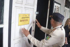 Satpol PP Muba Segel R Cafe di Sungai Lilin, Diduga Belum Lengkapi Izin Usaha