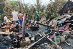 Lima Rumah di Desa Talang Jaya Dilalap Si Jago Merah, Kerugian Capai Rp300 Juta