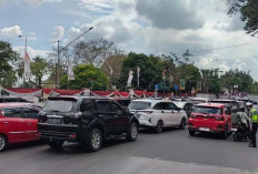 Kondisi Arus Lalu Lintas di Simpang 5 Ramai Lancar