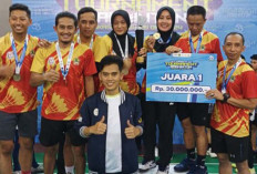 Bapor KORPRI Sukses Gelar Kejuaraan Badminton Tournament 2024, Pemprov Jateng Raih Gelar Juara