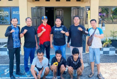 Potong Besi Jembatan Penghubung Desa, 3 Sekawanan Diktangkap Polsek RKT 