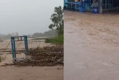 8 Jam Hujan Deras, Sejumlah Wilayah di Kabupaten Lahat Diterjang Banjir 
