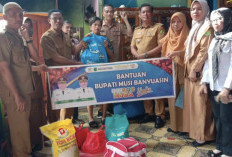 Pemkab Muba Salurkan Bantuan untuk Korban Kebakaran di Balai Agung
