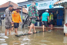 Curah Hujan Tinggi, Desa Petaling Kecamatan Lais Terendam Banjir 