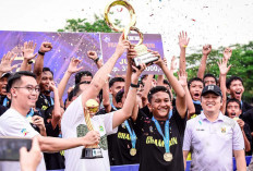 PPLPD MUBA U15 Sabet Trofi Piala Gubernur Sumsel, Persembahan Manis untuk HUT Muba