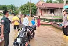 Banjir di Rawas Ilir Masih Fluktuatif, Ratusan Rumah Warga Terdampak