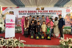  HUT Bhayangkara ke-80, Polsek Keluang Salurkan 150 Paket Sembako, Gelar Khitanan Massal dan Bantu Pembangunan