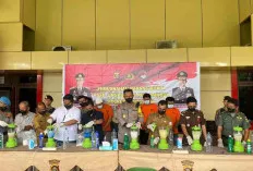 Polres Banyuasin Musnahkan Ribuan Gram Sabu dan Pil Ekstasi 