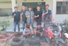 Amankan 2 Orang Pencuri Kabel 