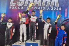  Syabil Umar Basalamah Sapu Dua Podium Juara di Round 1 Kejurnas Eshark Rok Cup 2026