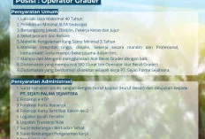 PT Sejati Palma Sejahtera Buka Lowongan Operator Grader, Bupati Toha Ajak Putra Daerah Ambil Peluang Emas