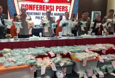 Bikin Geleng Kepala! Ini Jumlah Barang Bukti Milik Pasutri Pengedar Narkotika di Kota Palembang