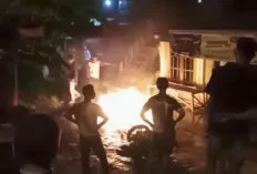  Motor Warga di Ogan Ilir Terbakar Tersambar Petasan Saat Malam Tahun Baru