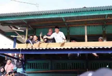 Tradisi Unik, Bakar dan Lempar Lemang, Lokasinya Berjarak 20 Km dari Pusat Kota