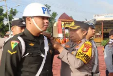 Siap-Siap Kena Denda Jika Tidak Gunakan Ini, Polres Muba Gelar Operasi Keselamatan Musi 2025